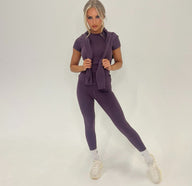 Sculpt Zip Up Plum Berry